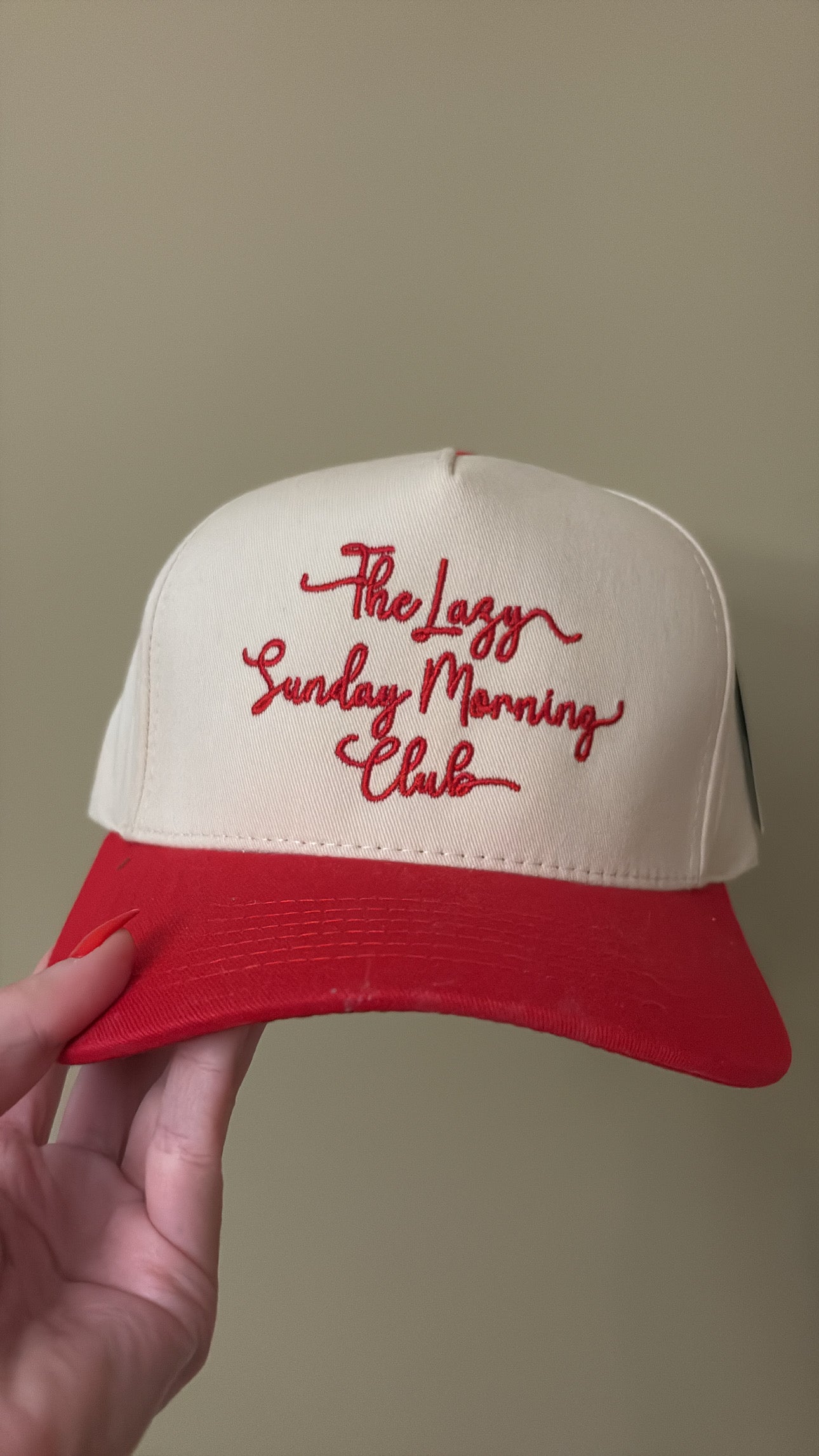 Lazy Sunday morning hat