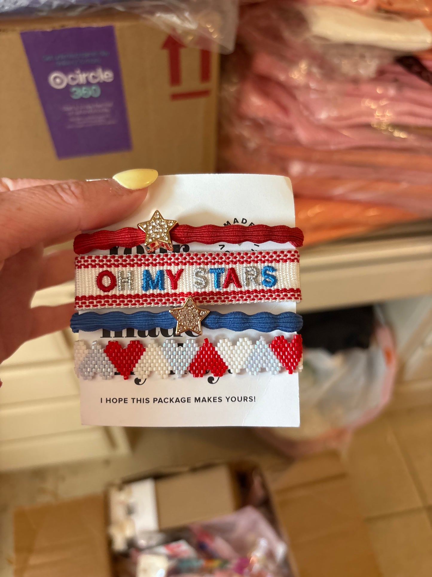 Stars & stripes 3 bracelet set