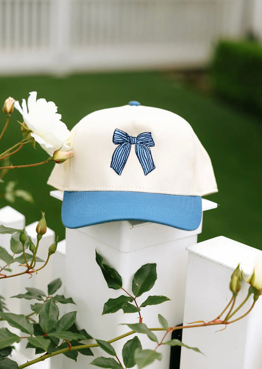 USA blue bow hat 💙🇺🇸