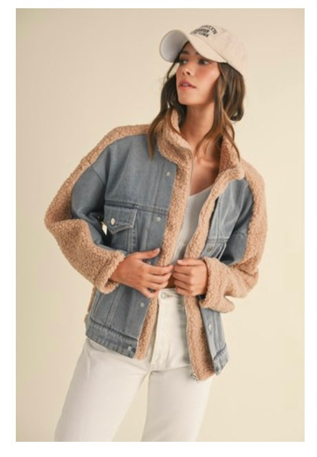 Sherpa Jean jacket