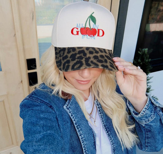 All in good fun hat 🍒