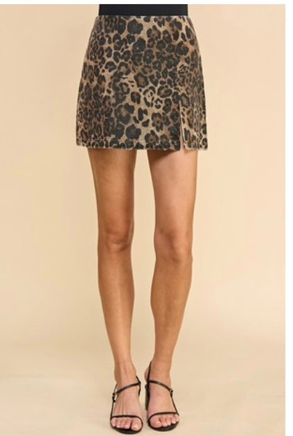 Cheetah skirt