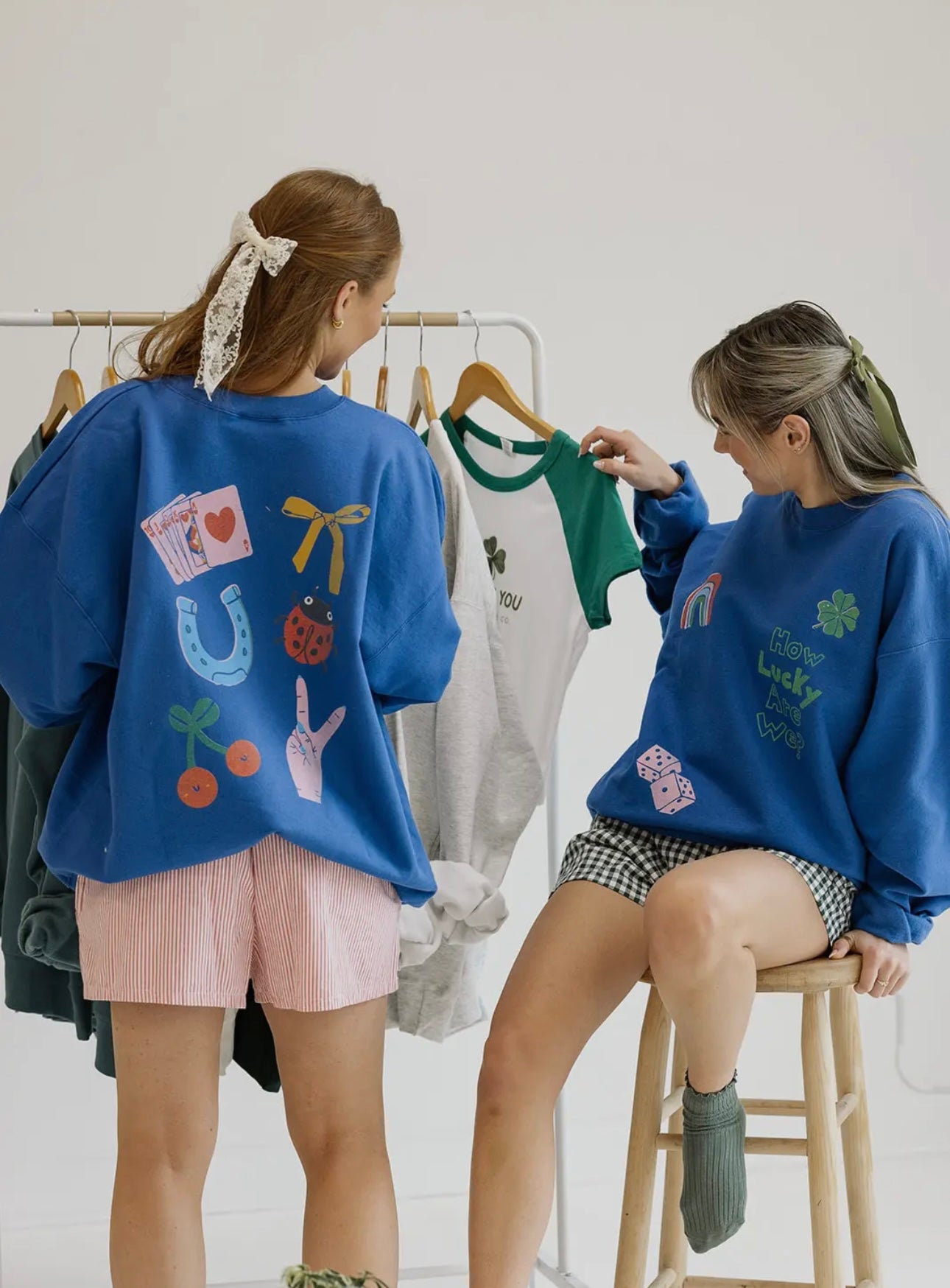 How lucky are we sweatshirt 🍀