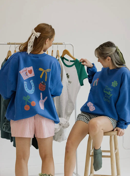 How lucky are we sweatshirt 🍀