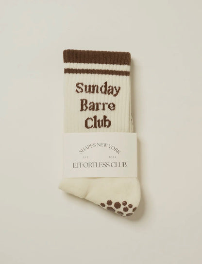 Sunday barre club Pilate socks 🤎