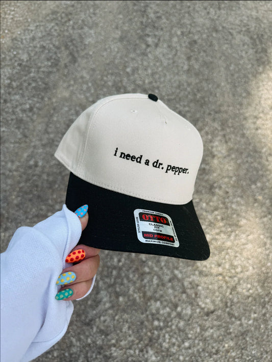 Dr Pepper lover hat!