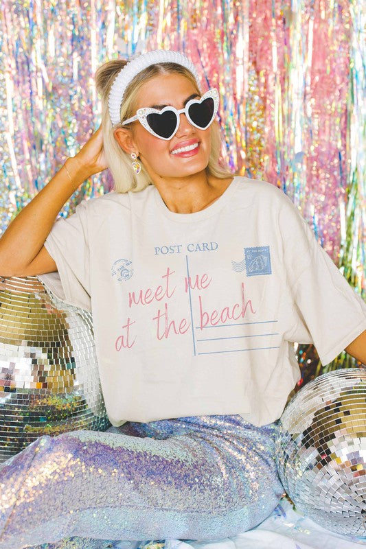 Meet me at the beach tee